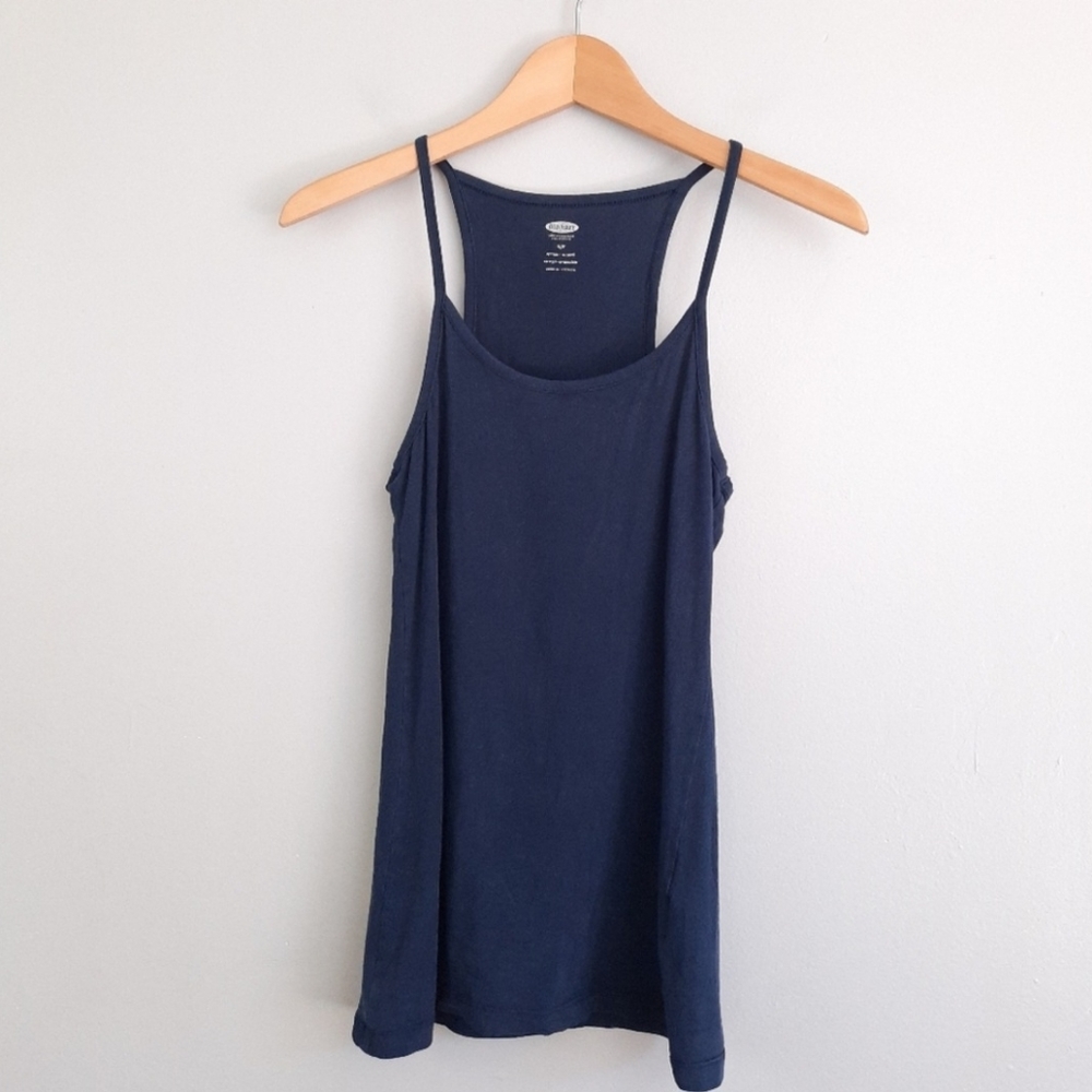Old Navy Blue High Back Tank Top